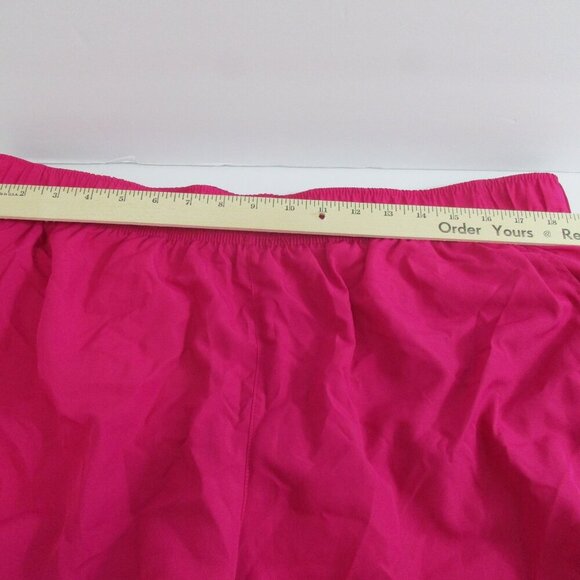 Athletic Works Shorts Womens 2XL Pink Solid Lined Stretch Workwear Elastic Waist - Picture 8 of 10